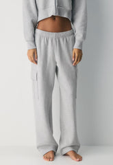 Cozy Sweatfleece Mega Cargo™ Sweatpant - HEATHER CHROME