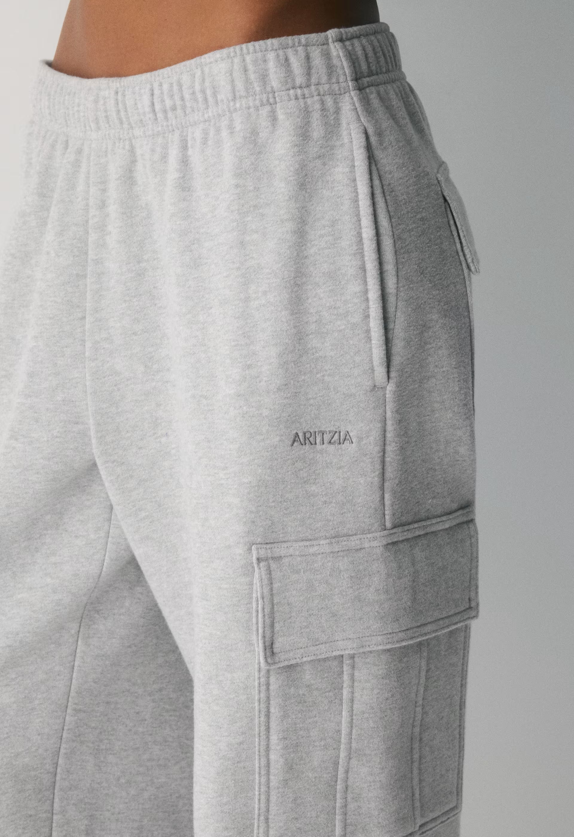Cozy Sweatfleece Mega Cargo™ Sweatpant - HEATHER CHROME
