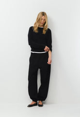 Cozy Sweatfleece Mega Jogger - BLACK