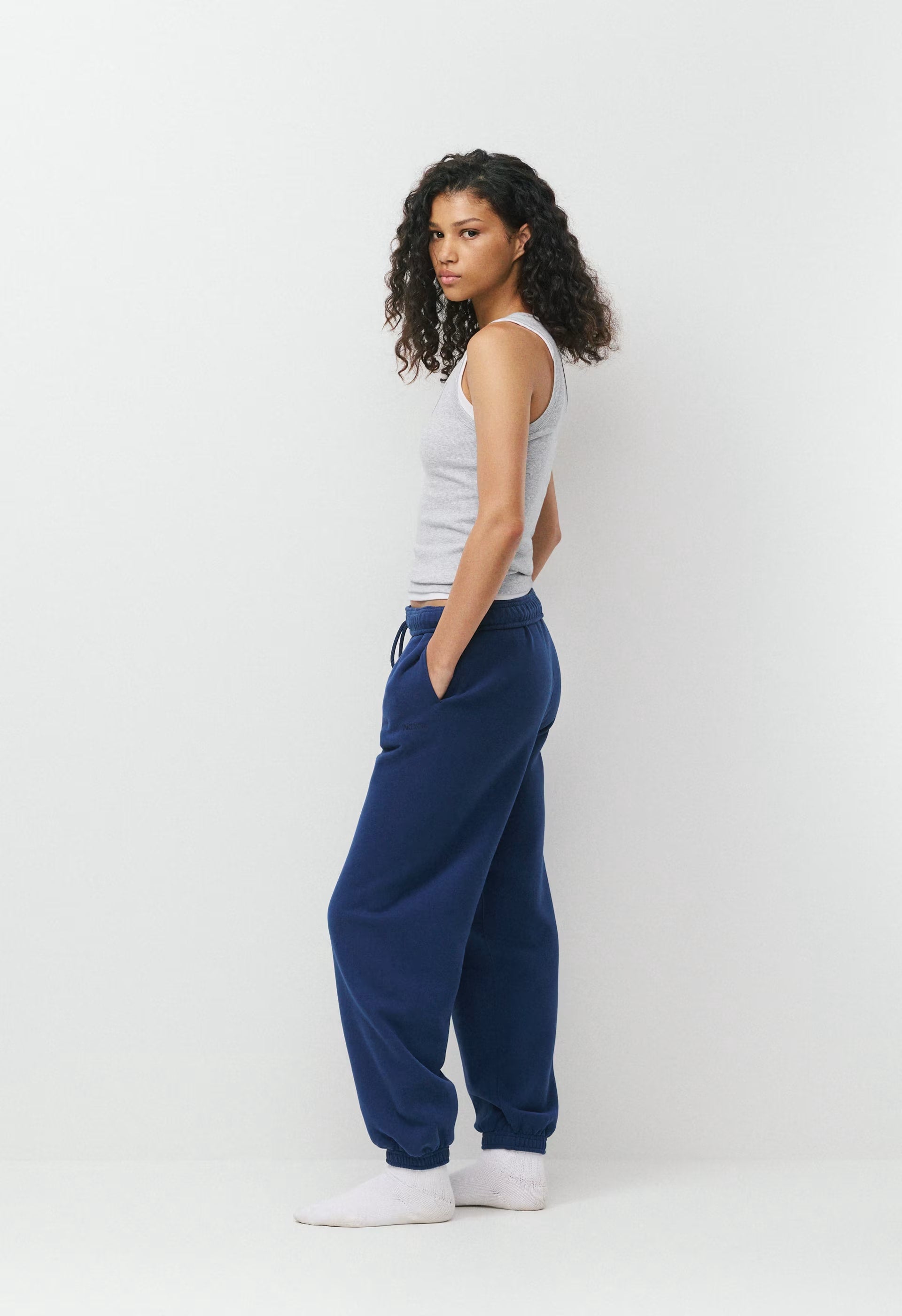 Cozy Sweatfleece Mega Jogger - BYRON BLUE