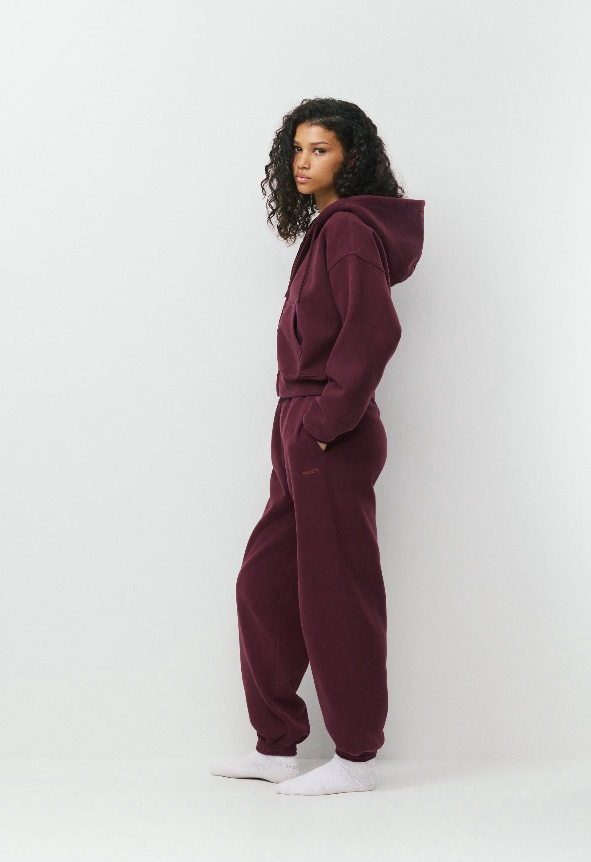 Cozy Sweatfleece Mega Jogger - GALA PLUM