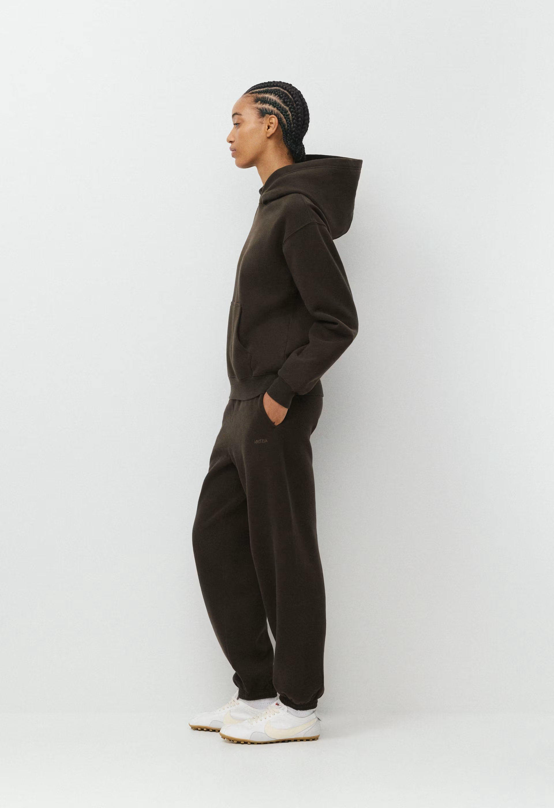 Cozy Sweatfleece Mega Jogger - CACAO NIB BROWN
