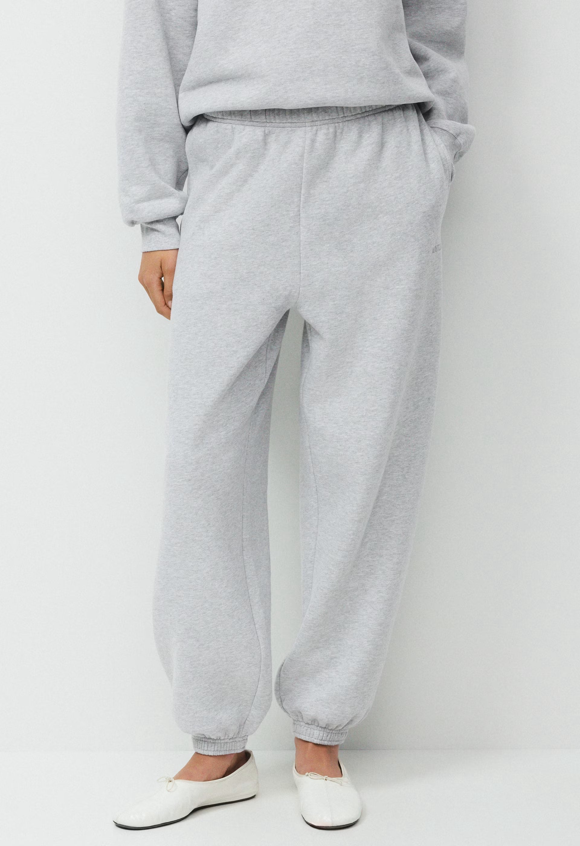 Cozy Sweatfleece Mega Jogger - HEATHER CHROME