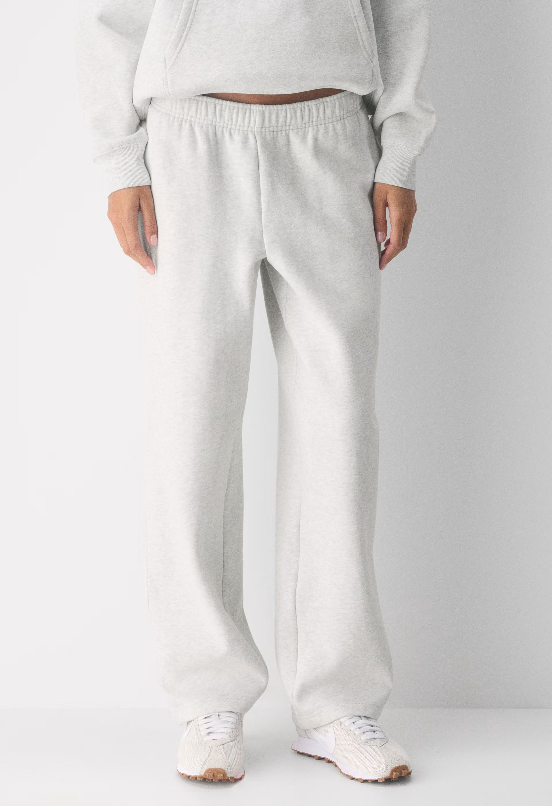 Cozy Sweatfleece Mega Straight™ Sweatpant - HEATHER CLOUD WHITE
