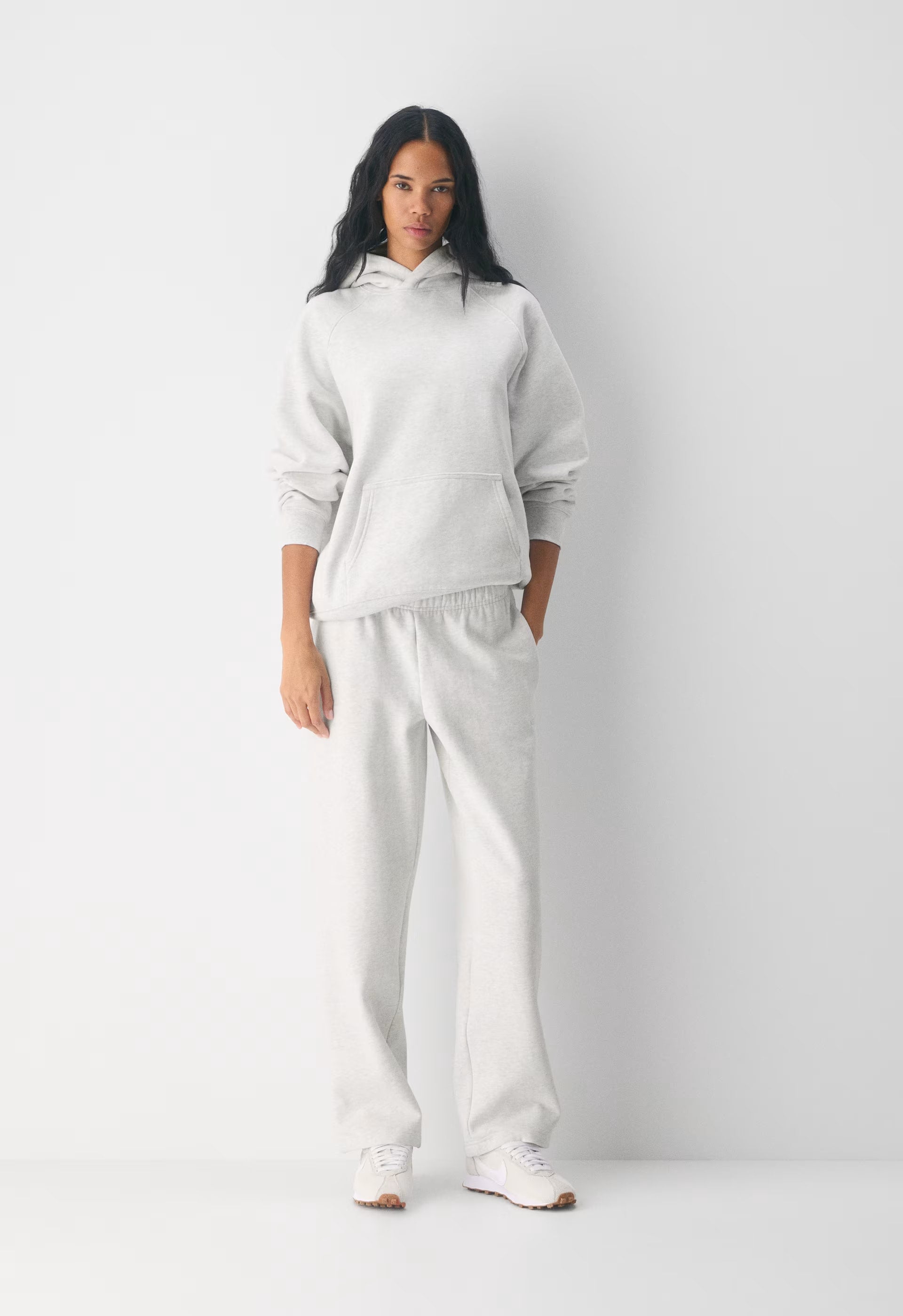 Cozy Sweatfleece Mega Straight™ Sweatpant - HEATHER CLOUD WHITE