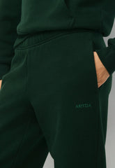 Cozy Sweatfleece Mega Straight™ Sweatpant - FIGTREE GREEN