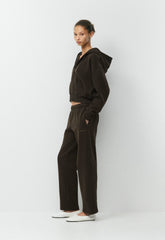 Cozy Sweatfleece Mega Straight™ Sweatpant - CACAO NIB BROWN