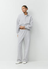 Cozy Sweatfleece Mega Straight™ Sweatpant - HEATHER CHROME