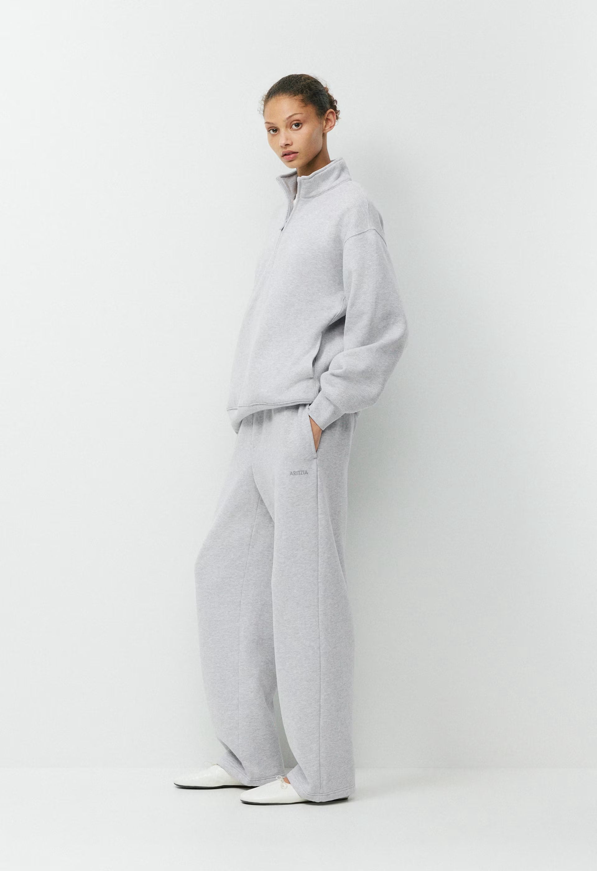 Cozy Sweatfleece Mega Straight™ Sweatpant - HEATHER CHROME