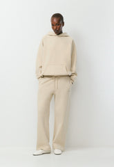 Cozy Sweatfleece Boyfriend Wide Sweatpant - MULLEIN