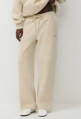 Cozy Sweatfleece Boyfriend Wide Sweatpant - MULLEIN