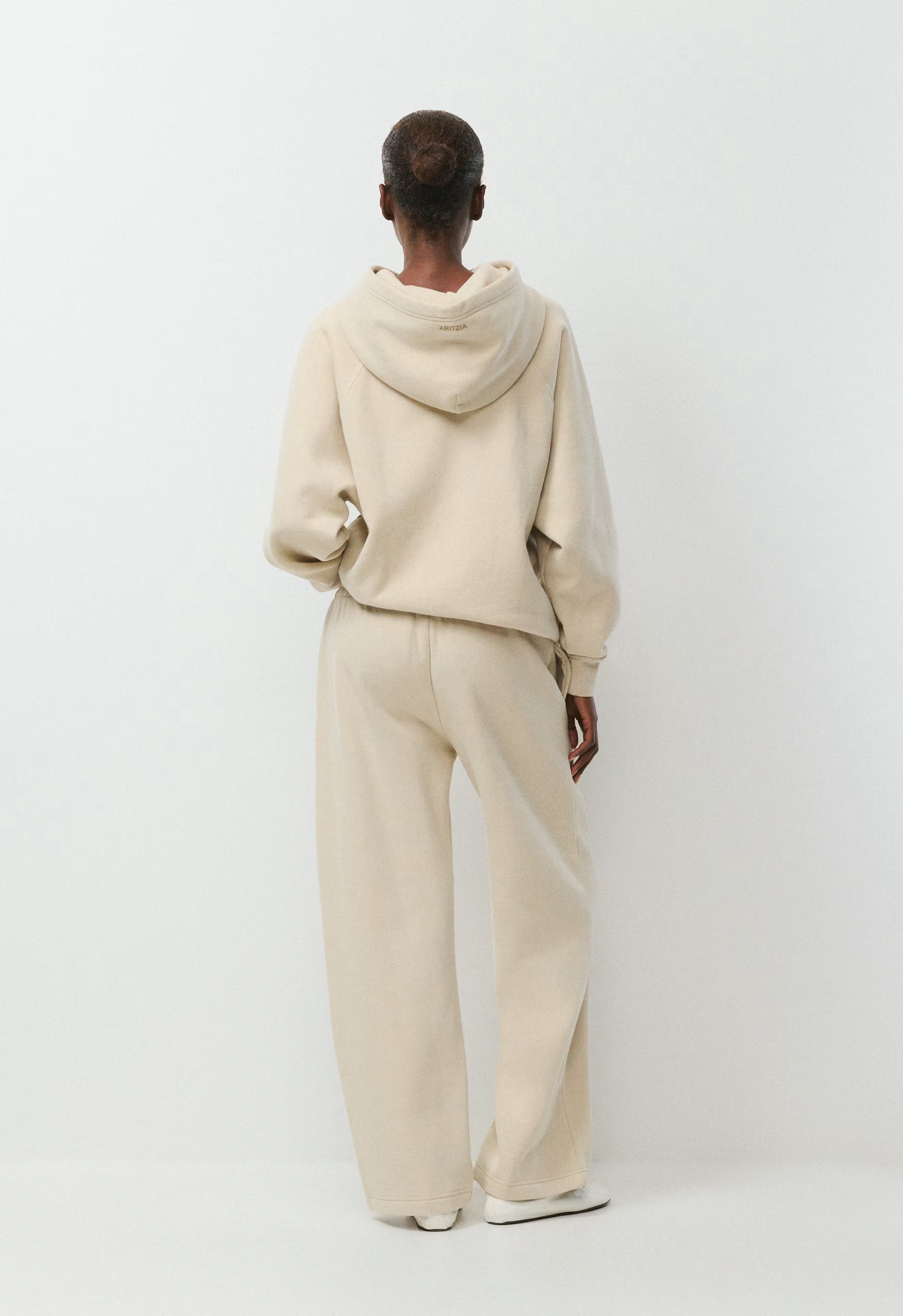 Cozy Sweatfleece Boyfriend Wide Sweatpant - MULLEIN