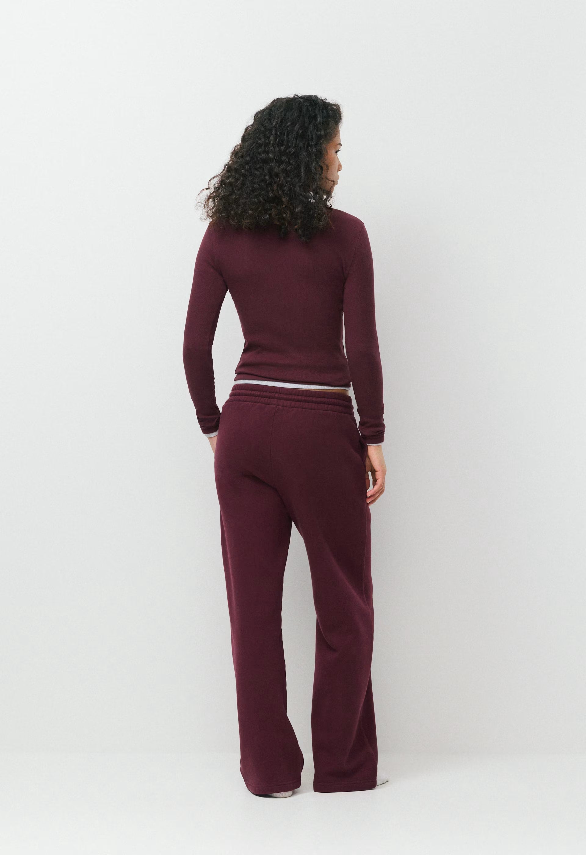 Cozy Sweatfleece Boyfriend Wide Sweatpant - HEATHER CHROME