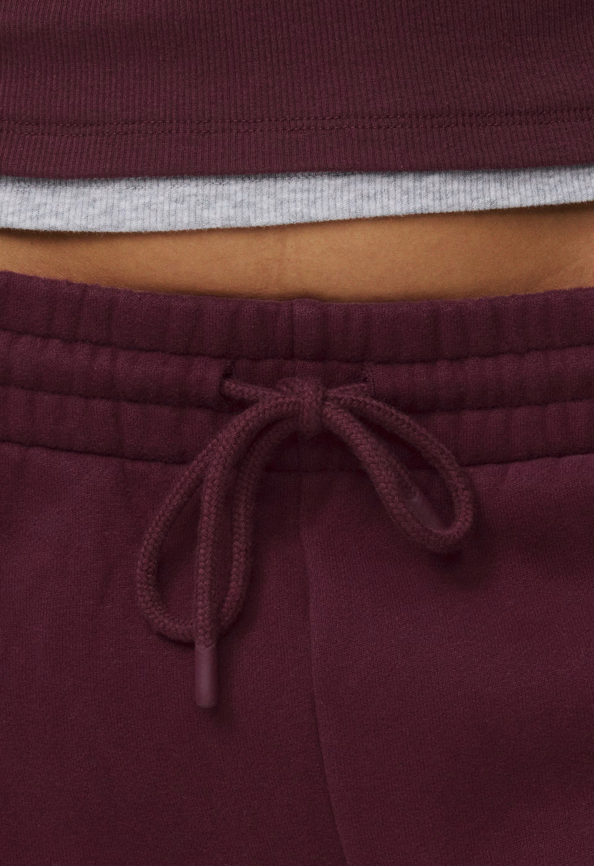 Cozy Sweatfleece Boyfriend Wide Sweatpant - CACAO NIB BROWN
