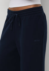 Cozy Sweatfleece Boyfriend Wide Sweatpant - ADMIRAL NAVY