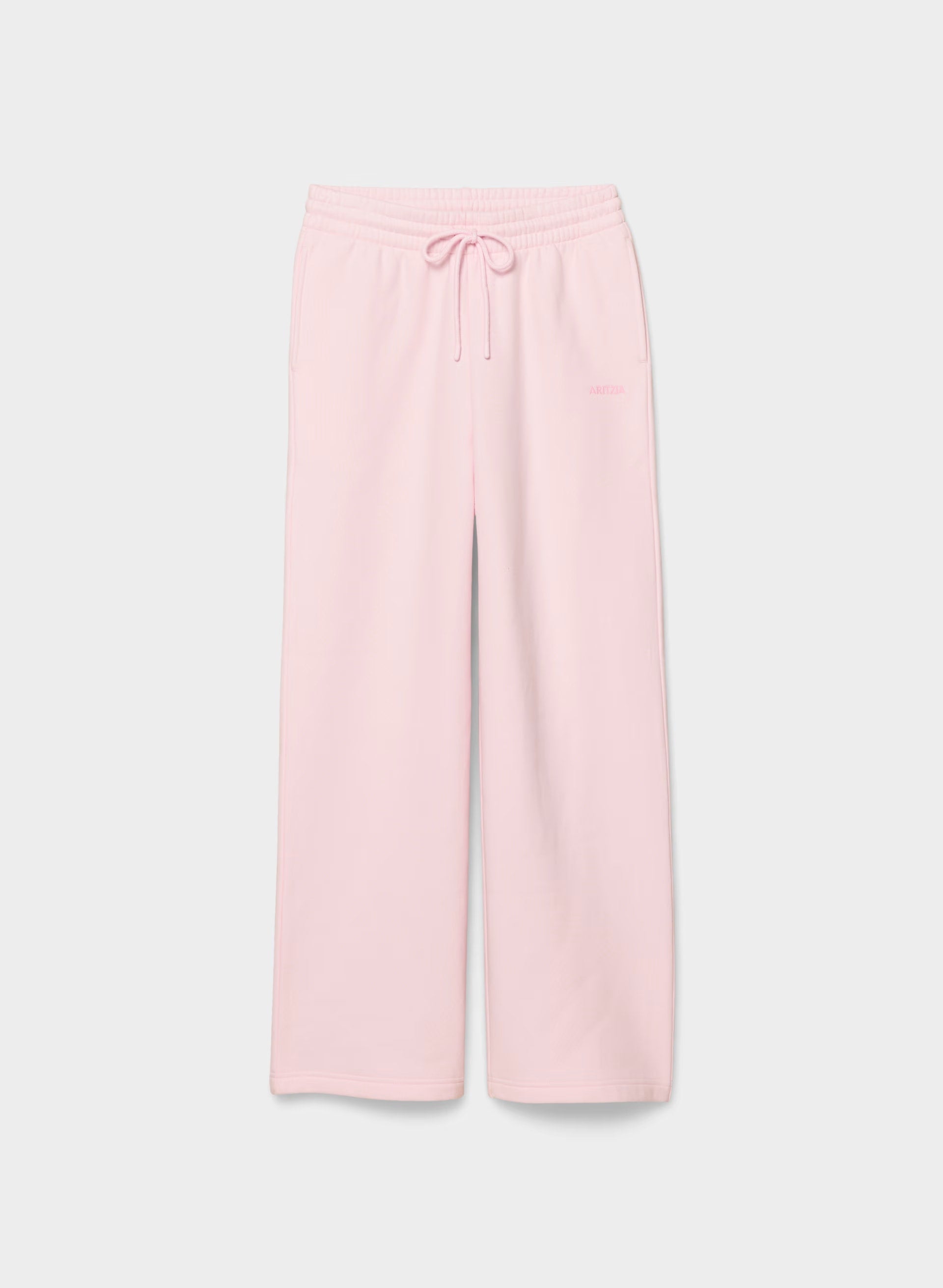 Cozy Sweatfleece Boyfriend Wide Sweatpant - MAGNOLIA