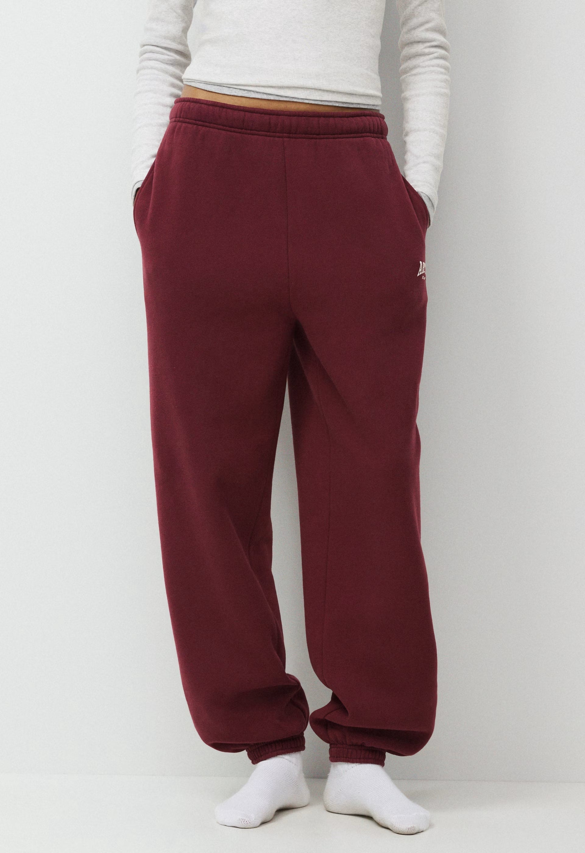 Cozy Sweatfleece Mega Jogger - FLSHNG RD /LGHT BRCH