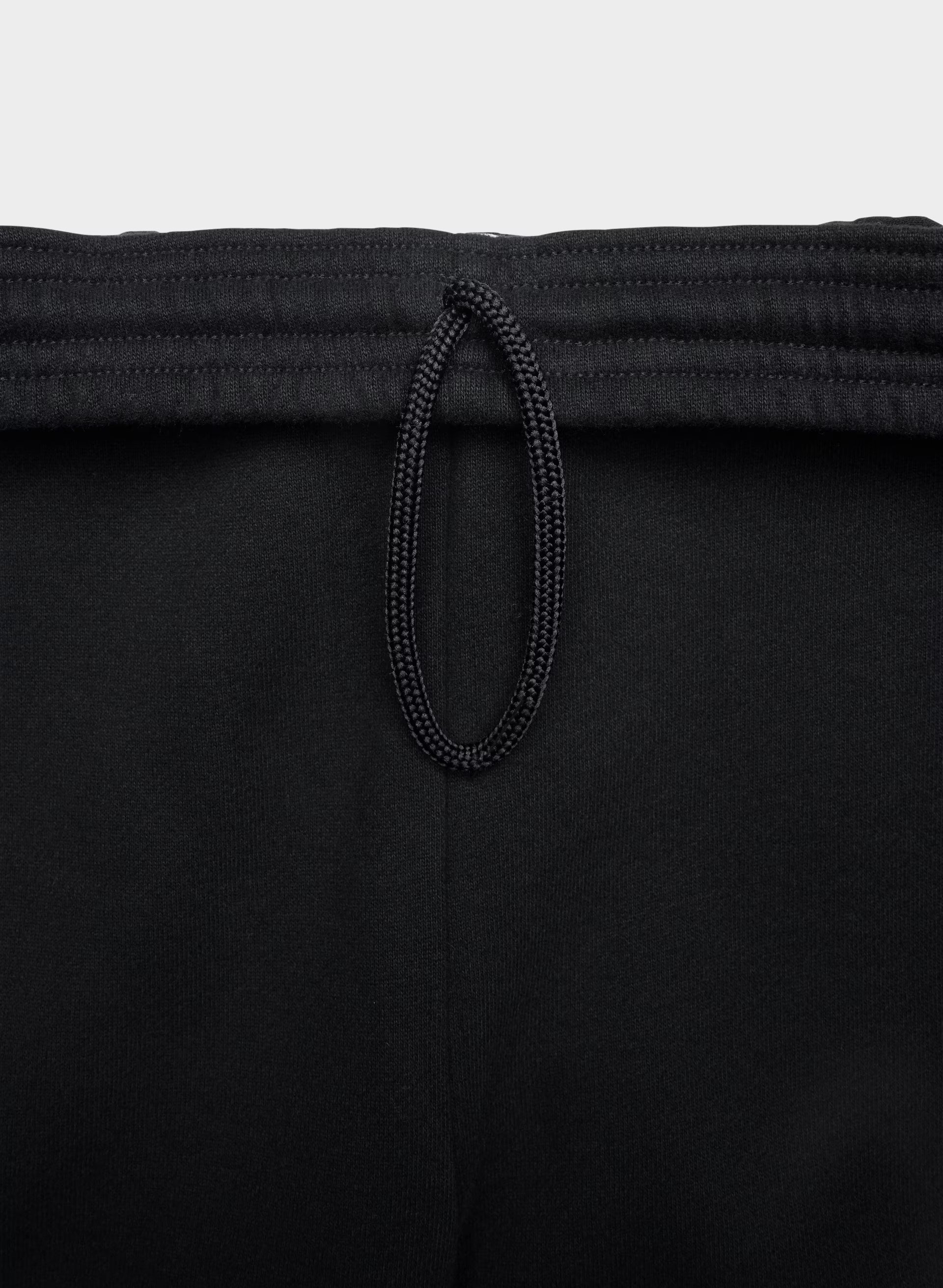 Cozy Sweatfleece Boyfriend Barrel Sweatpant - BLACK