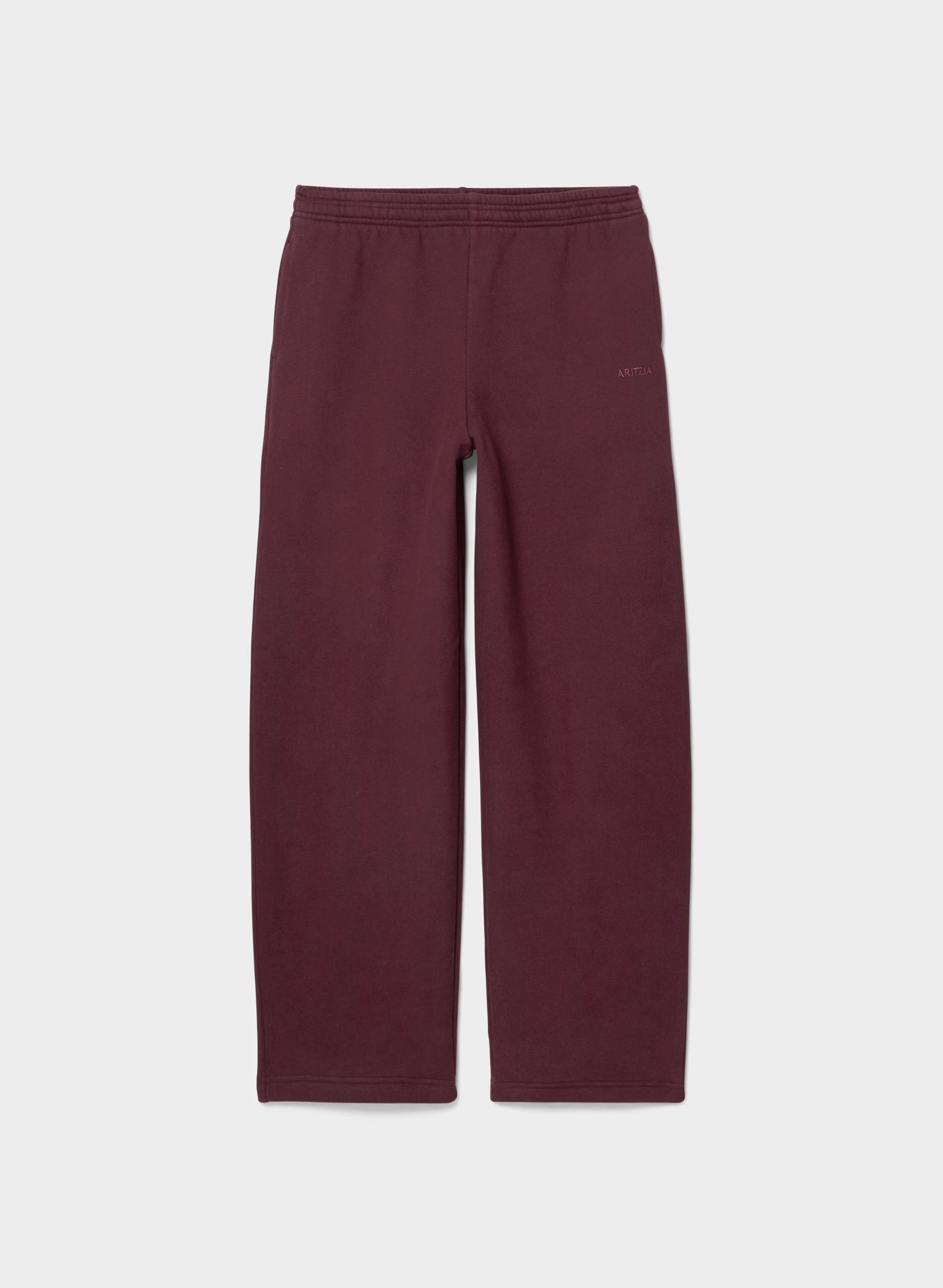 Cozy Sweatfleece Boyfriend Barrel Sweatpant - GALA PLUM
