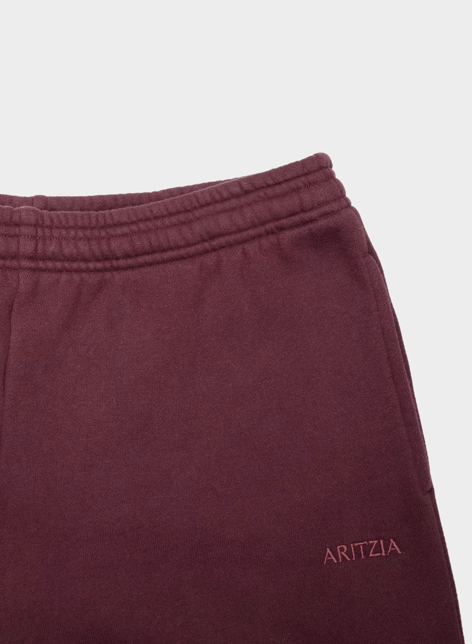 Cozy Sweatfleece Boyfriend Barrel Sweatpant - GALA PLUM