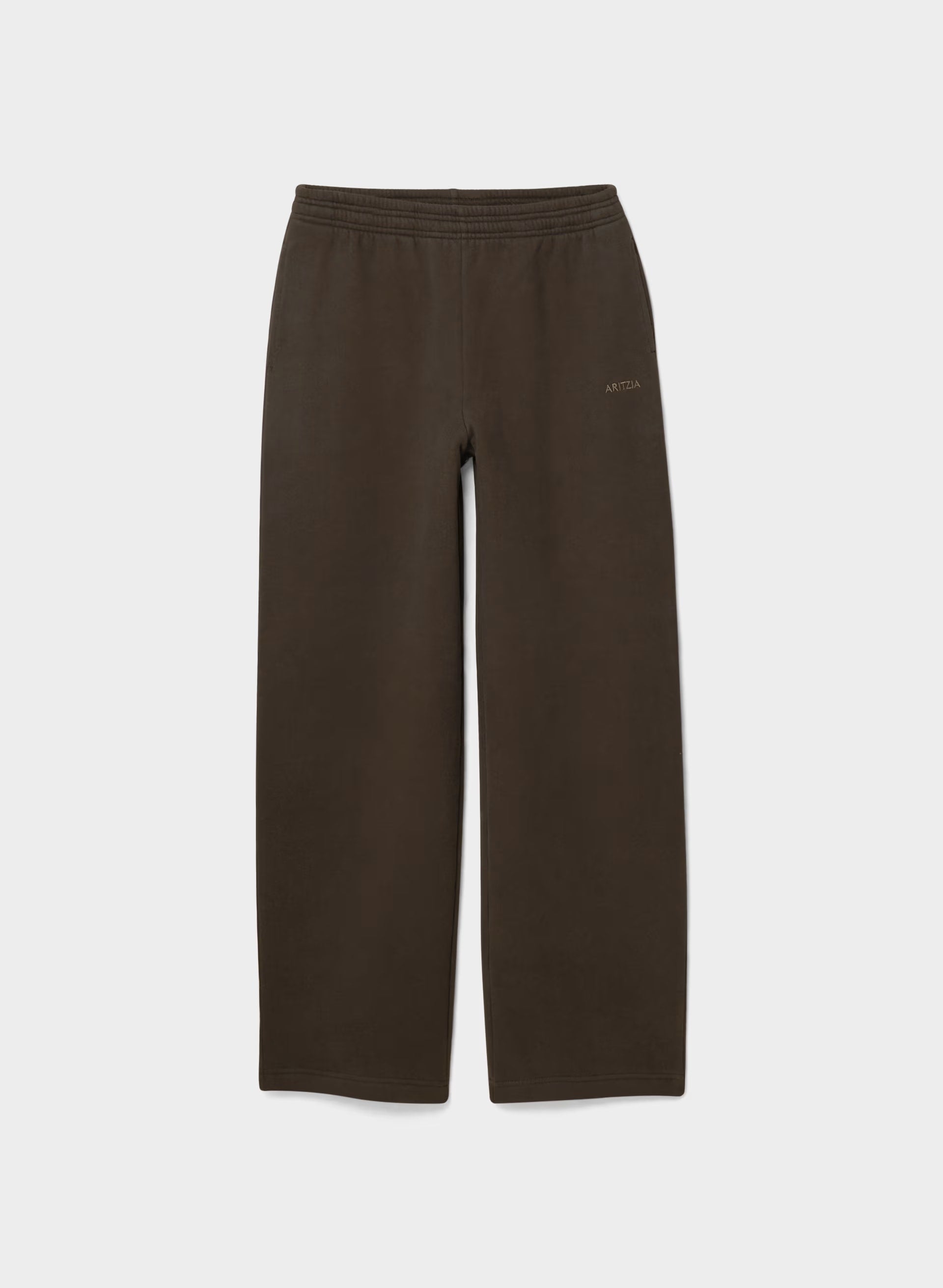 Cozy Sweatfleece Boyfriend Barrel Sweatpant - CACAO NIB BROWN