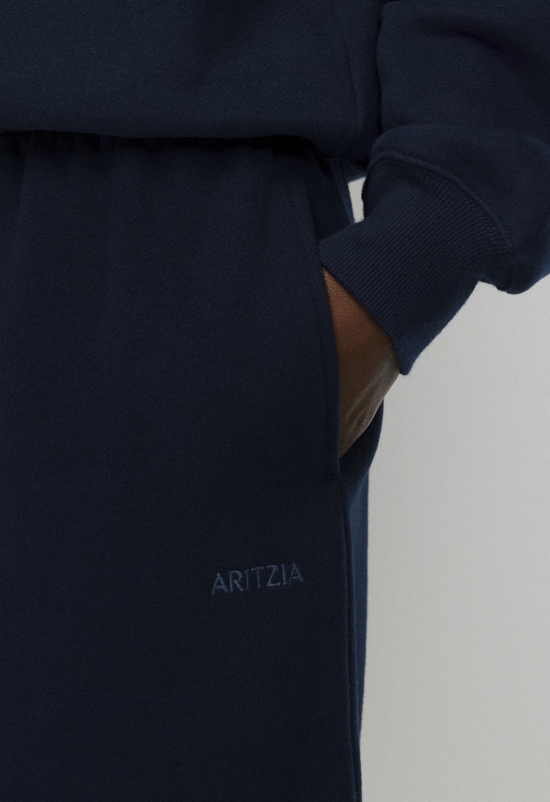Cozy Sweatfleece Boyfriend Barrel Sweatpant - ADMIRAL NAVY