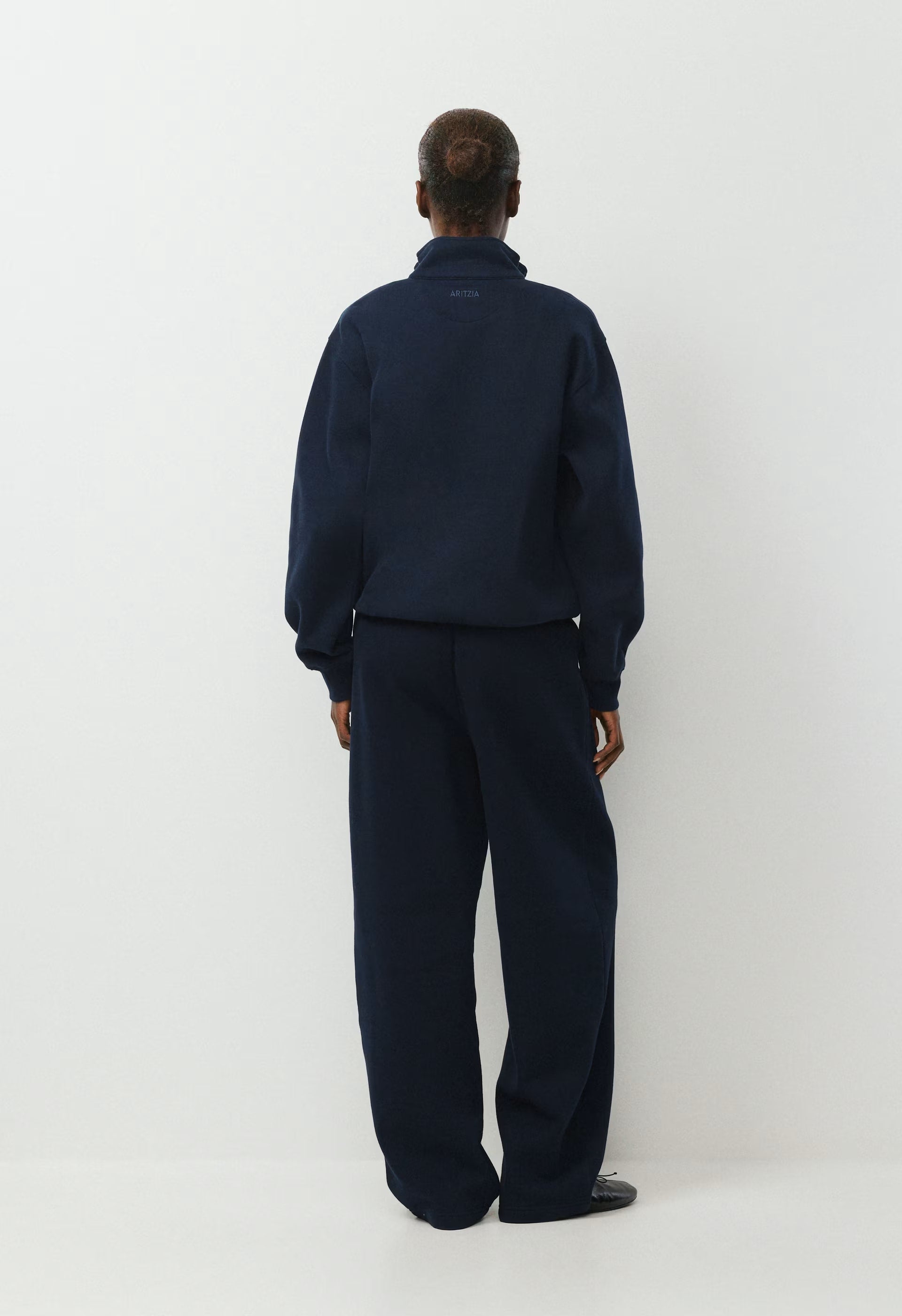 Cozy Sweatfleece Boyfriend Barrel Sweatpant - ADMIRAL NAVY