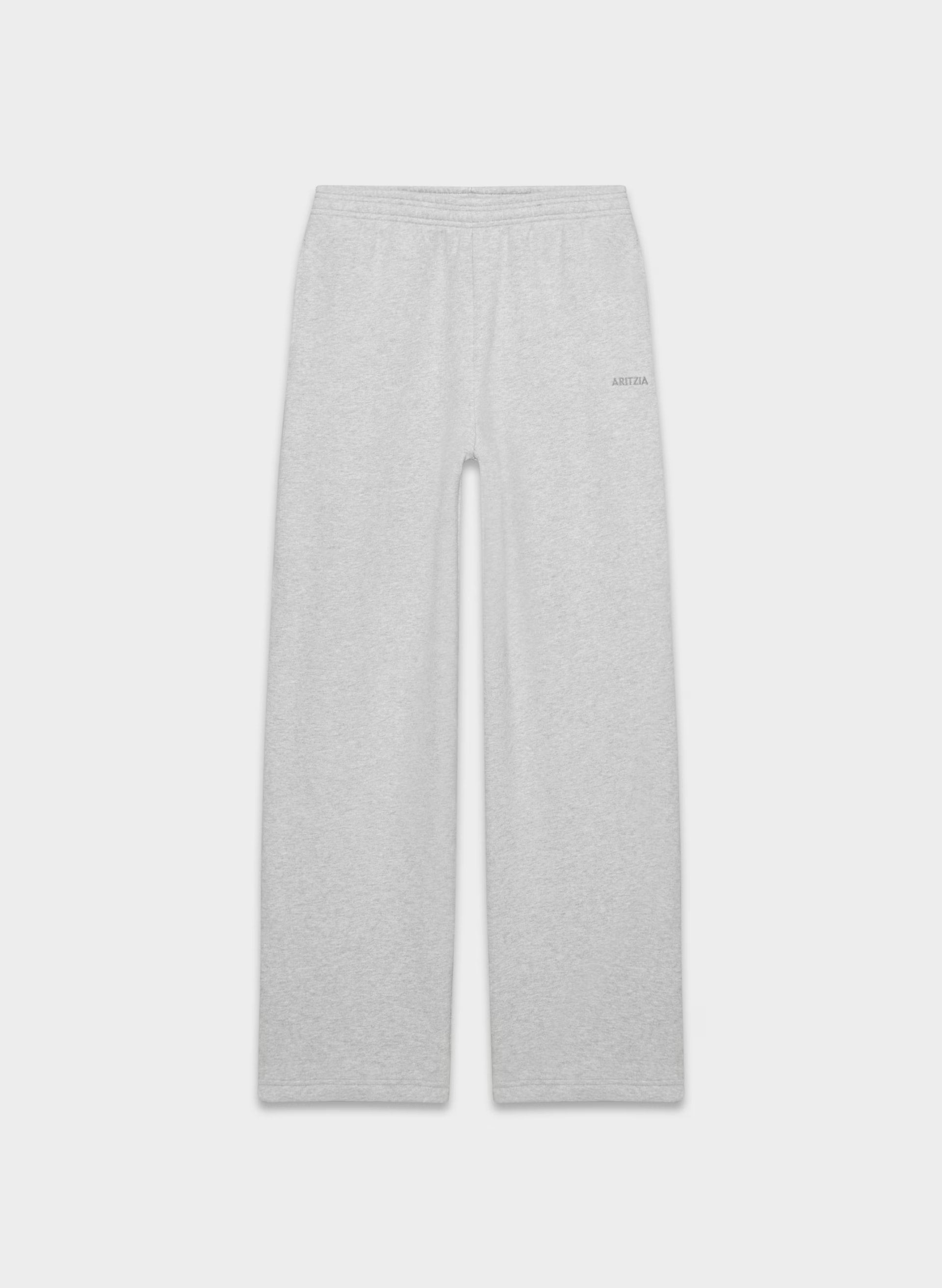 Cozy Sweatfleece Boyfriend Barrel Sweatpant - HEATHER CHROME