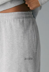 Cozy Sweatfleece Boyfriend Barrel Sweatpant - HEATHER CHROME