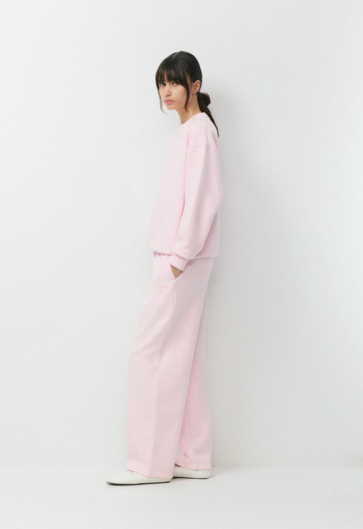 Cozy Sweatfleece Boyfriend Barrel Sweatpant - MAGNOLIA