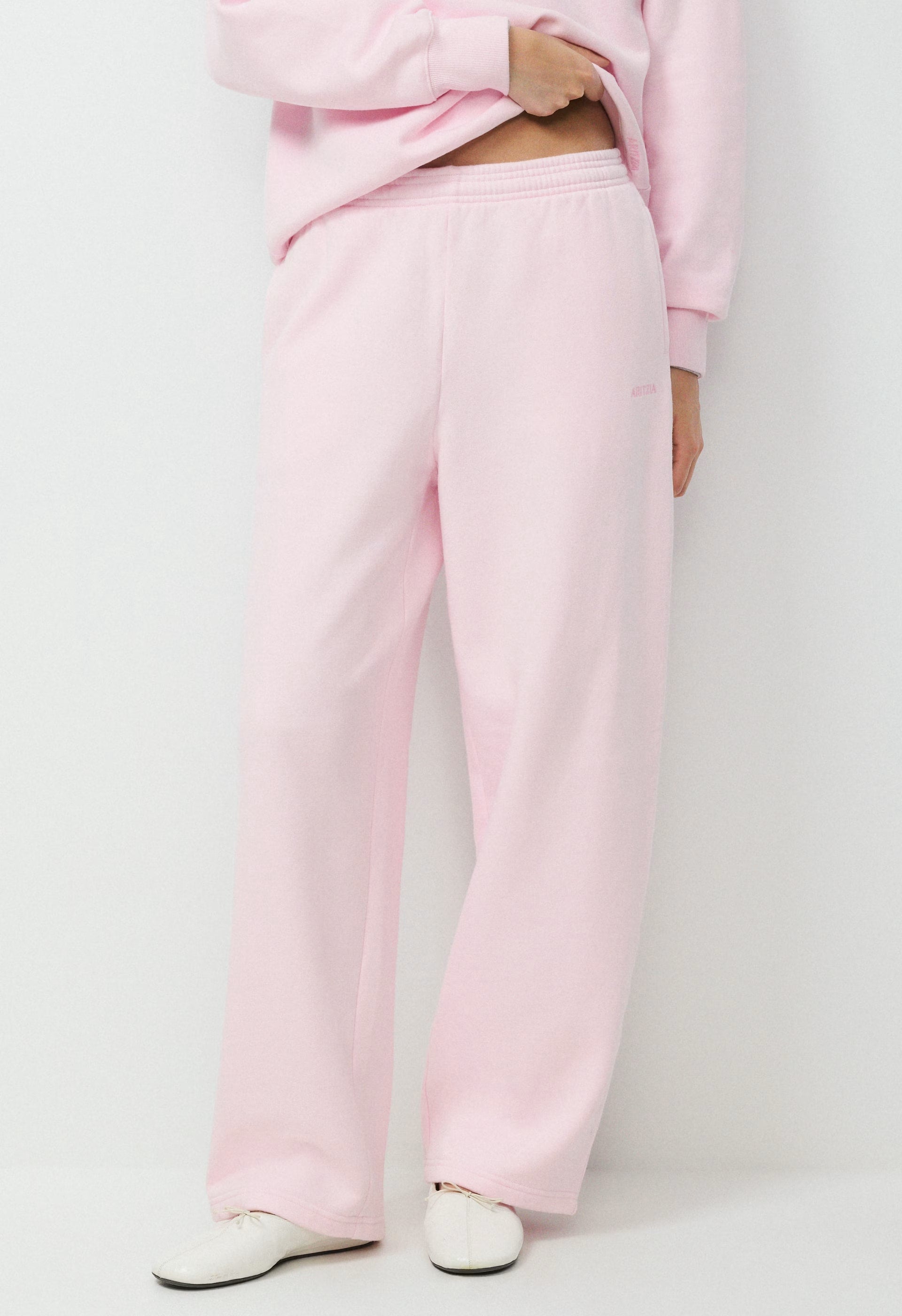 Cozy Sweatfleece Boyfriend Barrel Sweatpant - MAGNOLIA