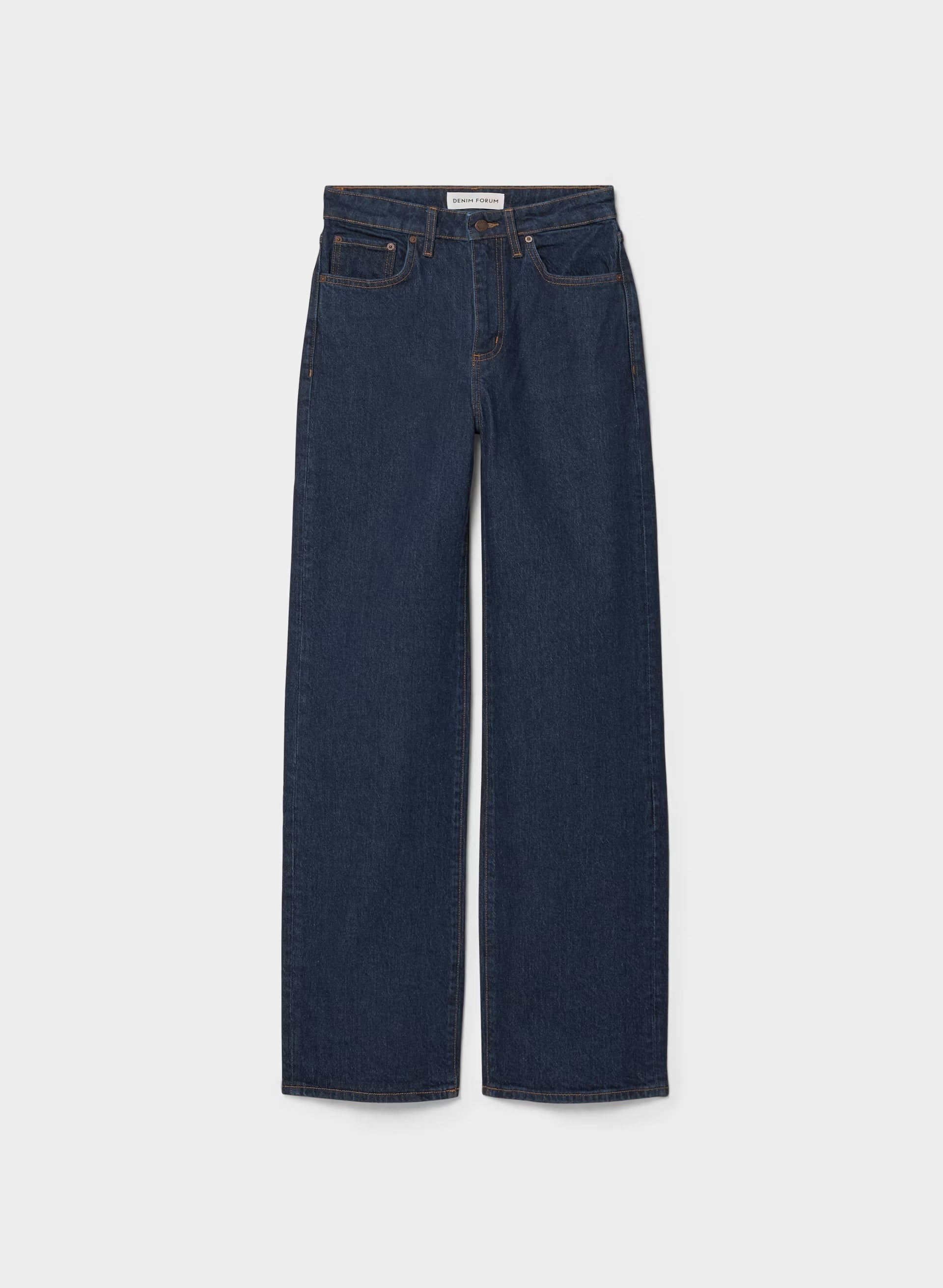 Denim Forum Remy Hi-Rise Wide Jean - NO-STRESS DARK BLUE