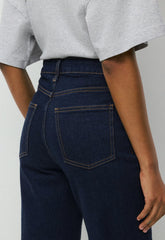 Denim Forum Remy Hi-Rise Wide Jean - NO-STRESS DARK BLUE