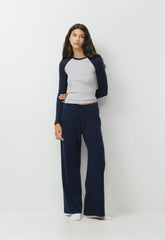 HomeStretch™ Rib Kickback Pant - ADMIRAL