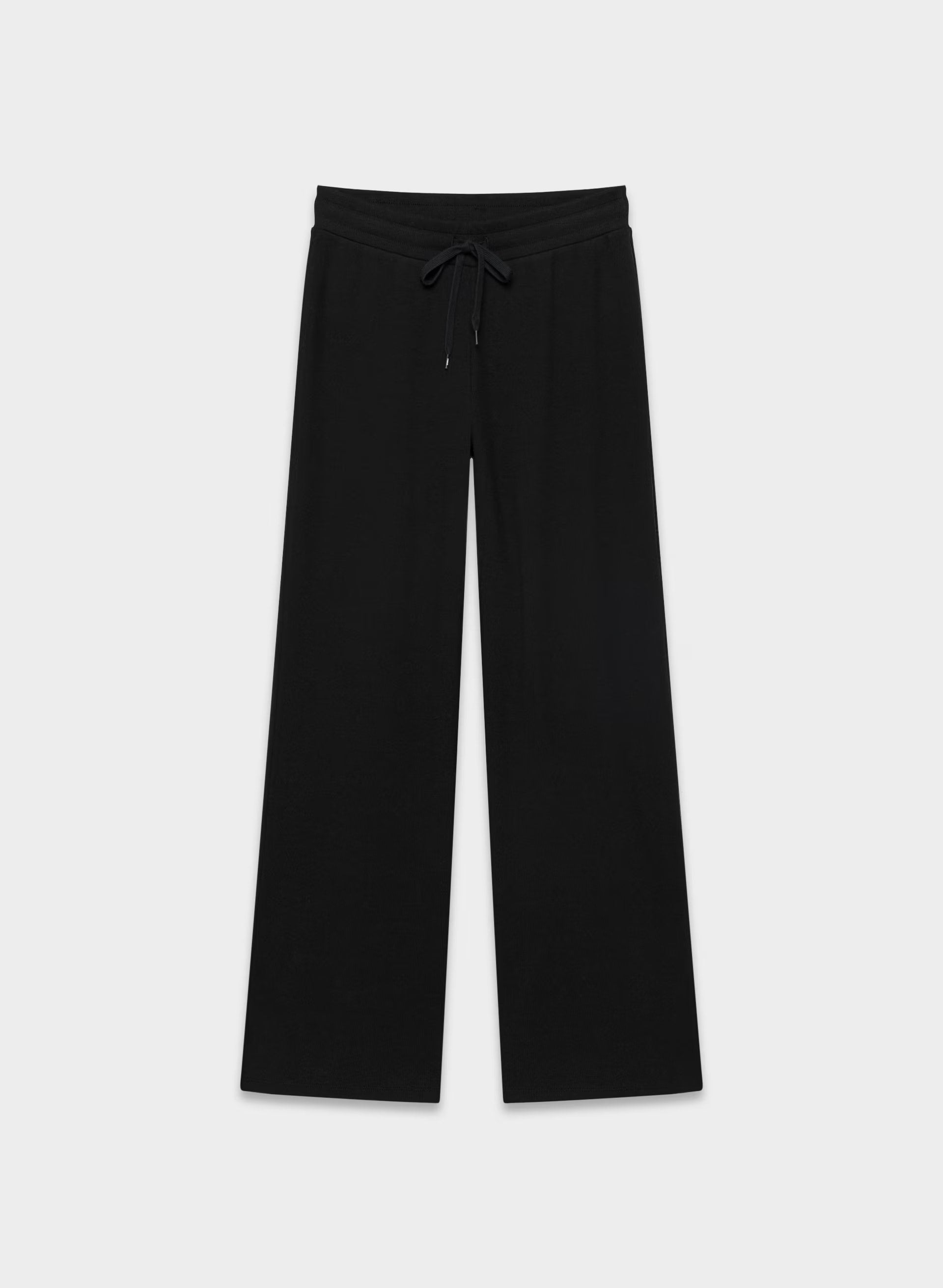 HomeStretch™ Rib Kickback Pant - BLACK