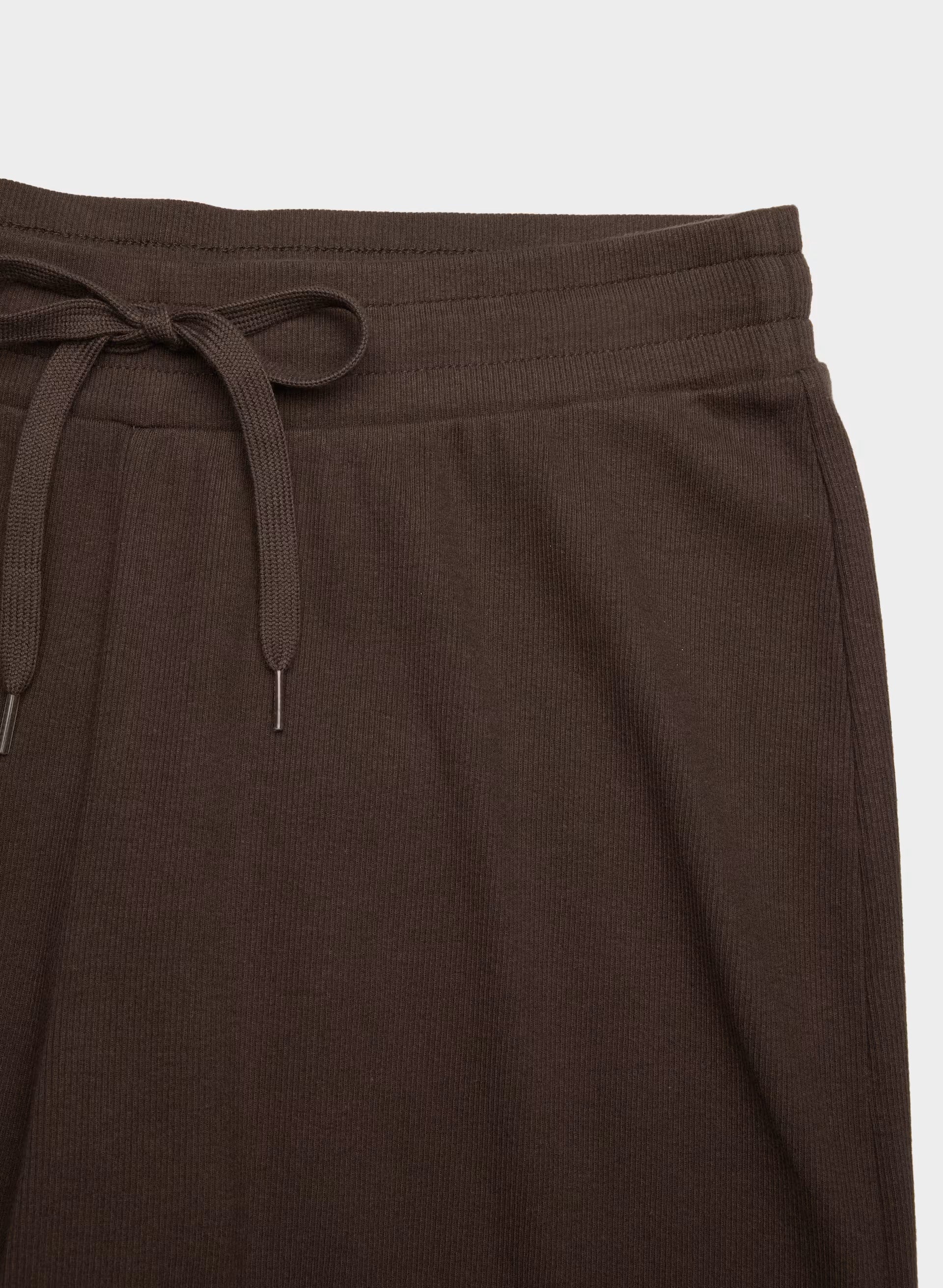 HomeStretch™ Rib Kickback Pant - RICH MOCHA BROWN