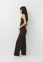 HomeStretch™ Rib Kickback Pant - RICH MOCHA BROWN