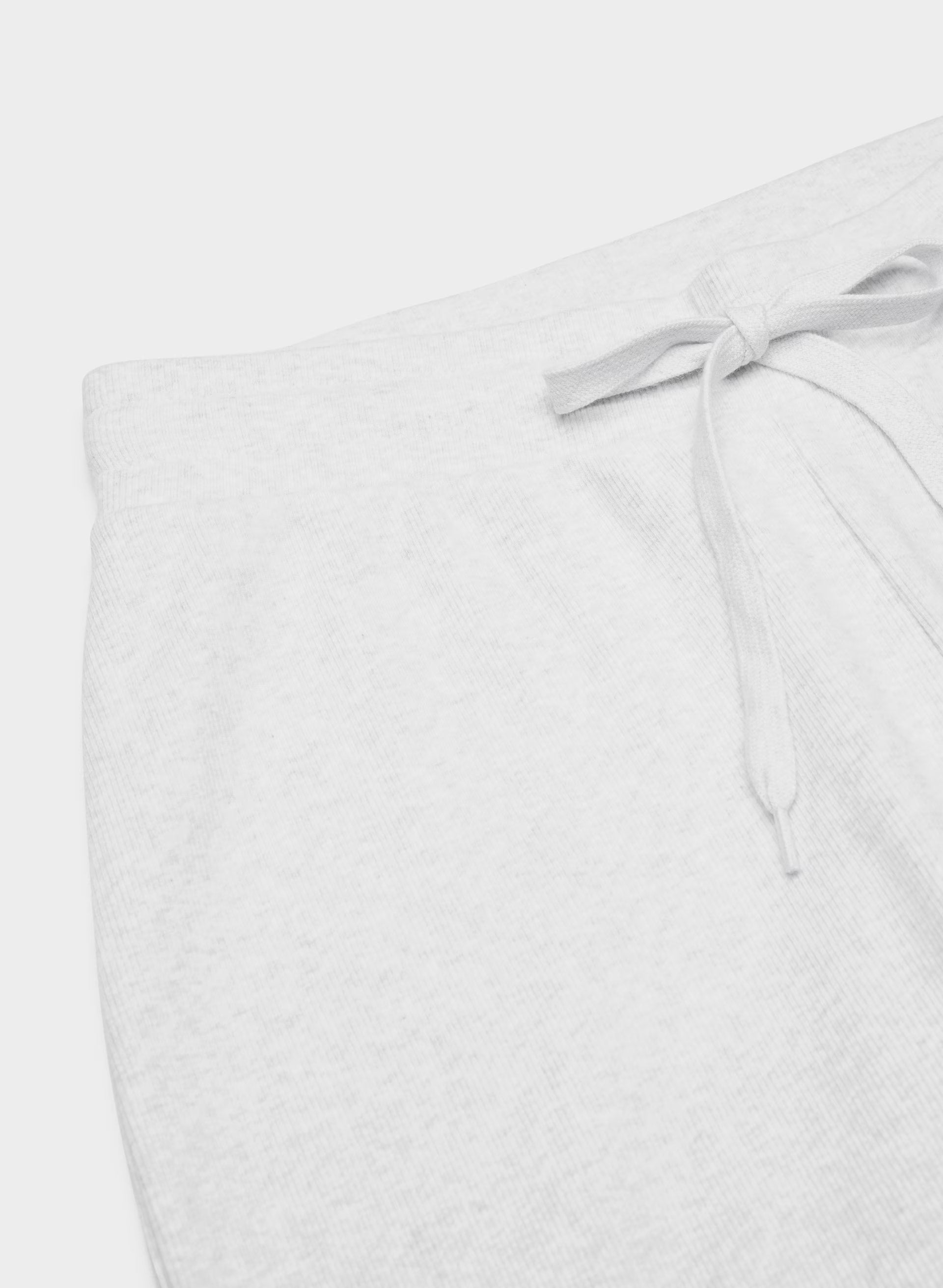 HomeStretch™ Rib Kickback Pant - HEATHER CLOUD WHITE