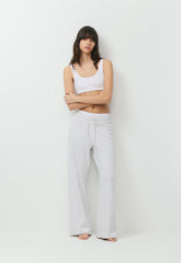 HomeStretch™ Rib Kickback Pant - HEATHER CLOUD WHITE