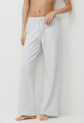 HomeStretch™ Rib Kickback Pant - HEATHER CLOUD WHITE