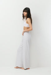 HomeStretch™ Rib Kickback Pant - HEATHER CLOUD WHITE