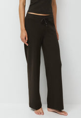 HomeStretch™ Rib Kickback Pant - CACAO NIB BROWN