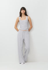 HomeStretch™ Rib Kickback Pant - HEATHER CHROME