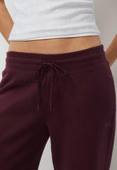 Cozy Sweatfleece Perfect Banded Sweatpant - GALA PLUM