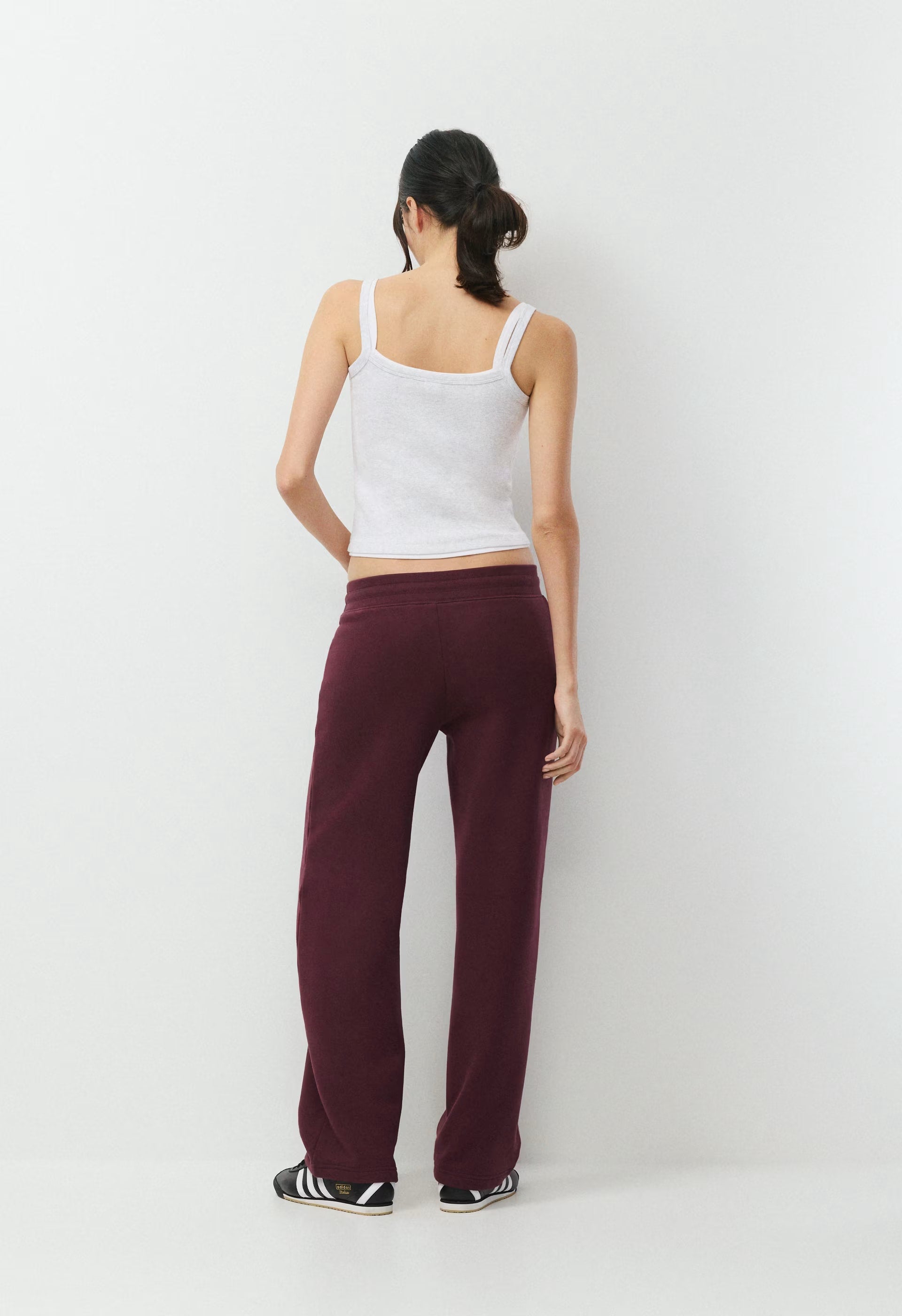 Cozy Sweatfleece Perfect Banded Sweatpant - GALA PLUM