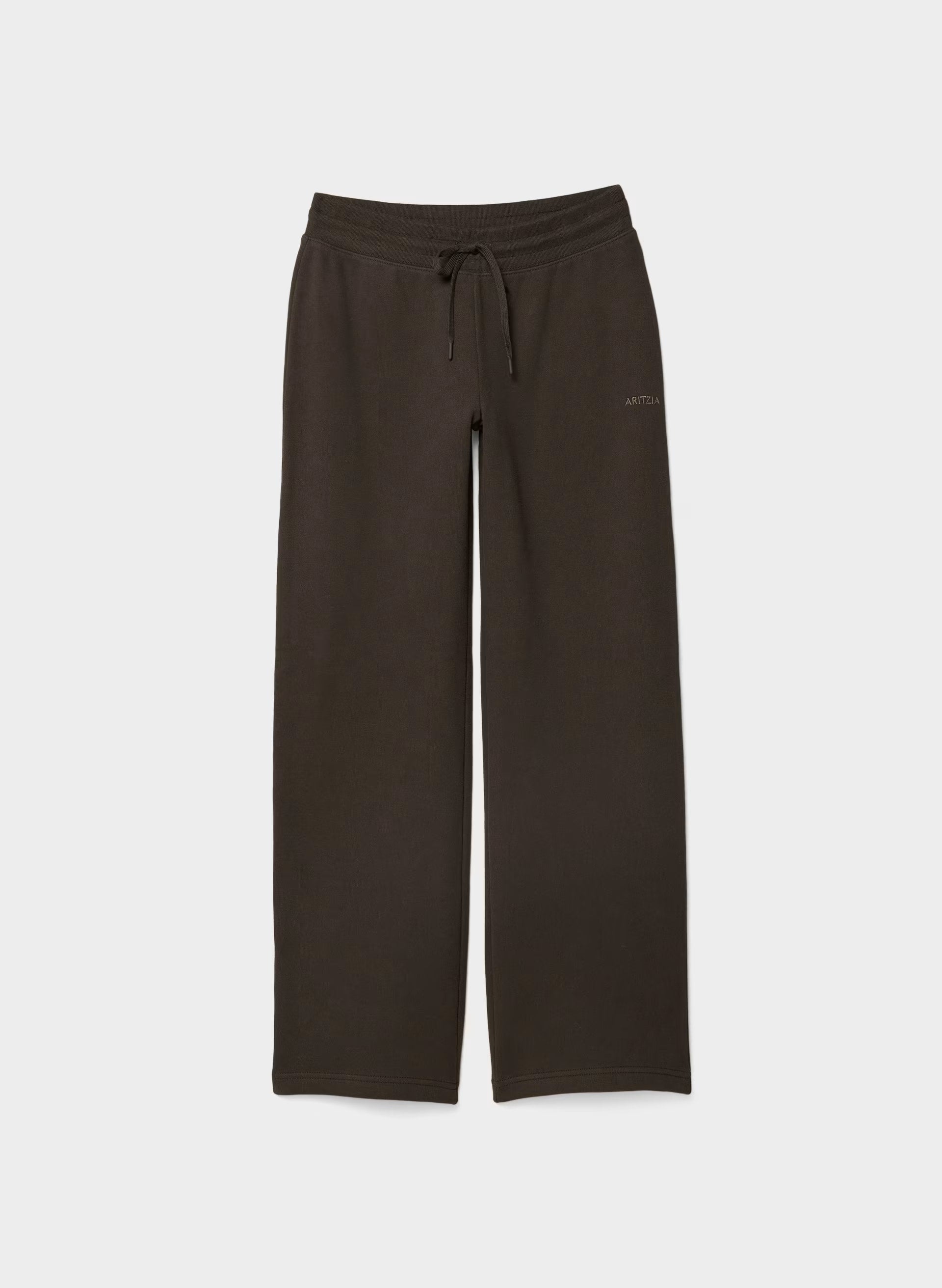 Cozy Sweatfleece Perfect Banded Sweatpant - CACAO NIB BROWN