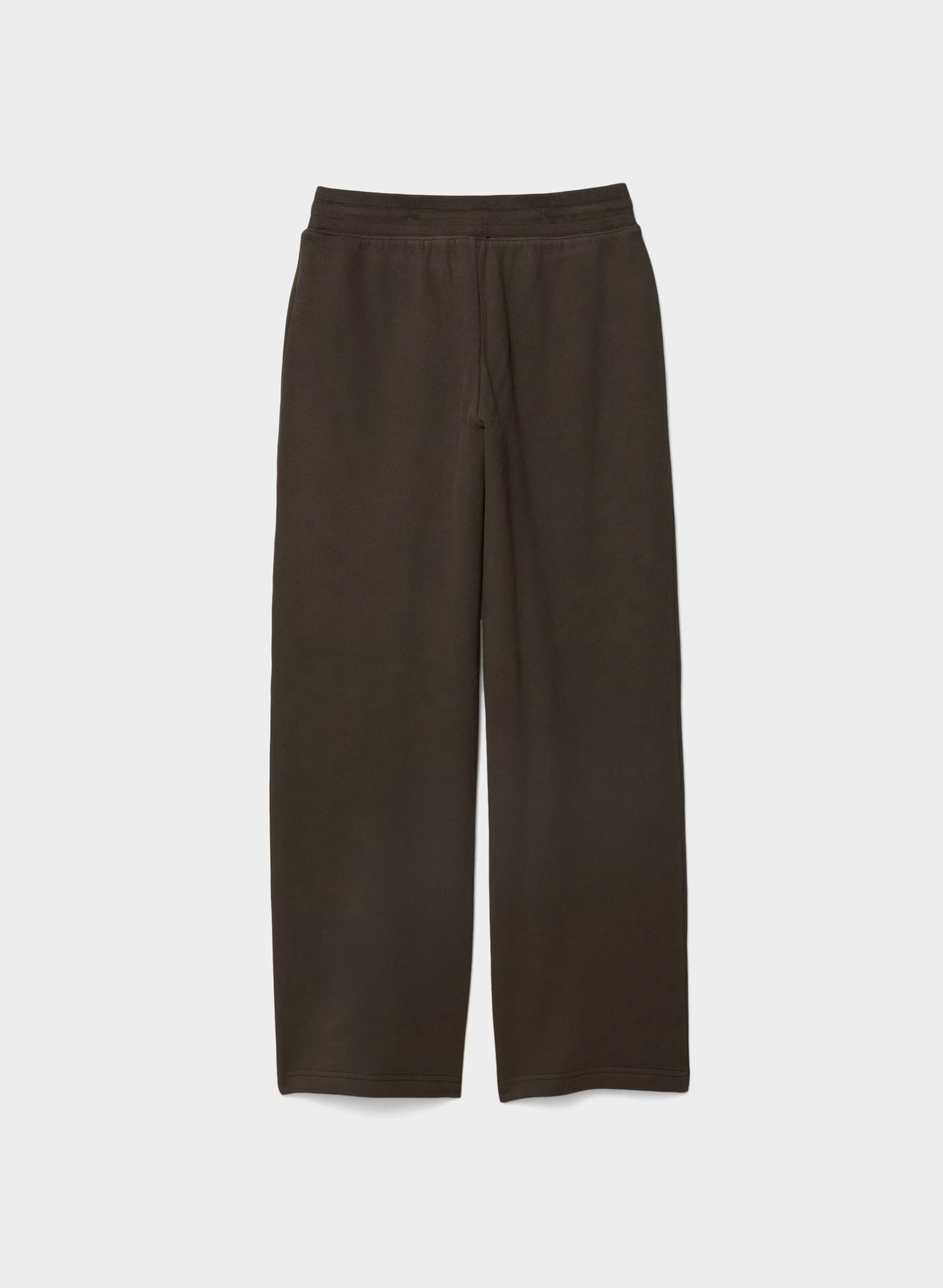 Cozy Sweatfleece Perfect Banded Sweatpant - CACAO NIB BROWN