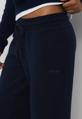 Cozy Sweatfleece Perfect Banded Sweatpant - ADMIRAL NAVY