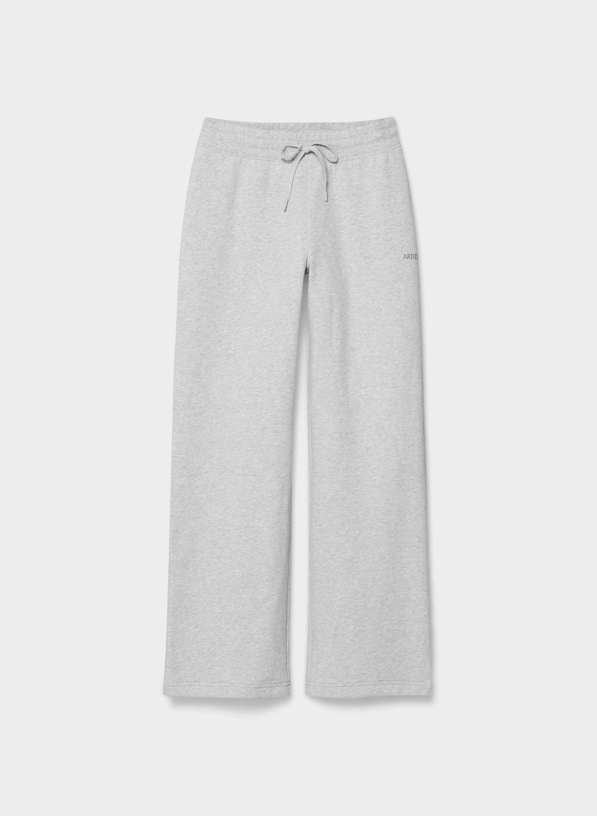 Cozy Sweatfleece Perfect Banded Sweatpant - HEATHER CHROME