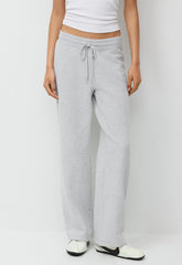 Cozy Sweatfleece Perfect Banded Sweatpant - HEATHER CHROME